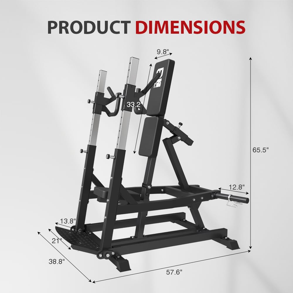 2-in-1 Adjustable Height Standing & Seated Chest Press Machine with Multi-Grip Handles - Home Gym Equipment for Full Chest Workout (Ideal for Small Spaces & Strength Training)