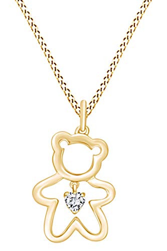 yellow-gold-plated-silver : Cubic-Zirconia
