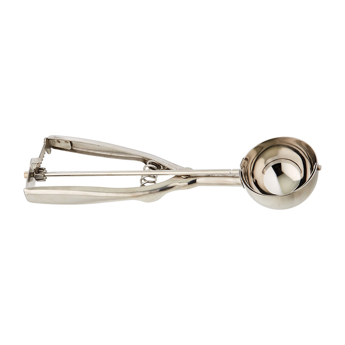 Ambidextrous Stainless Steel #20 Disher Scoop - 2.5 oz Cookie Scooper for Perfect Portions | Ideal for Baking, Ice Cream, Cupcakes & Cookie Dough
