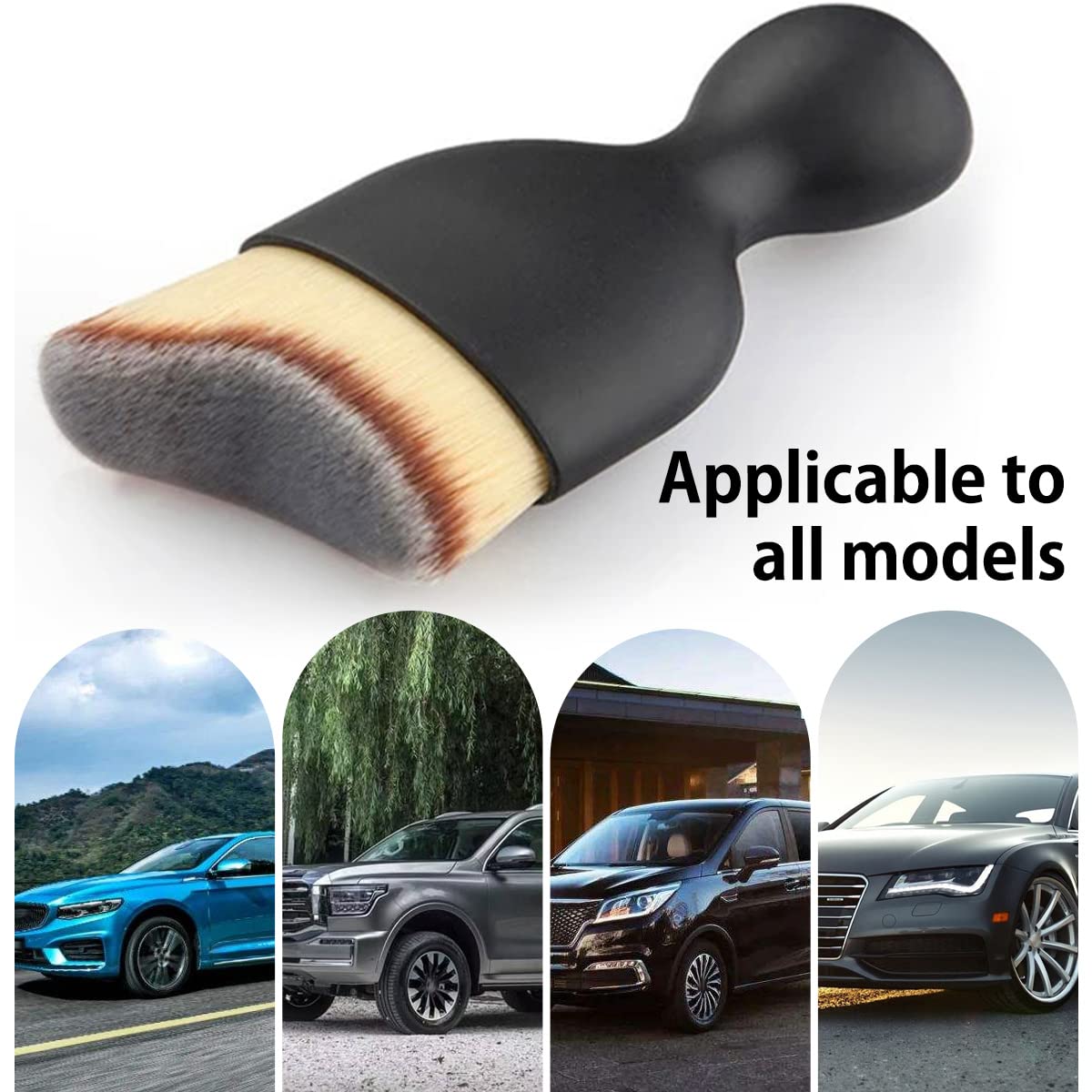**Car Interior Cleaning Soft Brush - Dashboard & Air Vent Dust Removal Tool for Auto Detailing | Perfect for Car Detailing, Home & Office Cleaning**