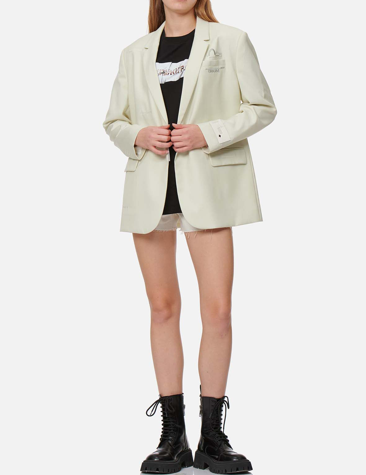 Elegant Seagull Embroidery Blazer for Women - Stylish Formal Jacket with Unique Bird Design - Perfect for Office Wear, Business Meetings & Special Occasions
