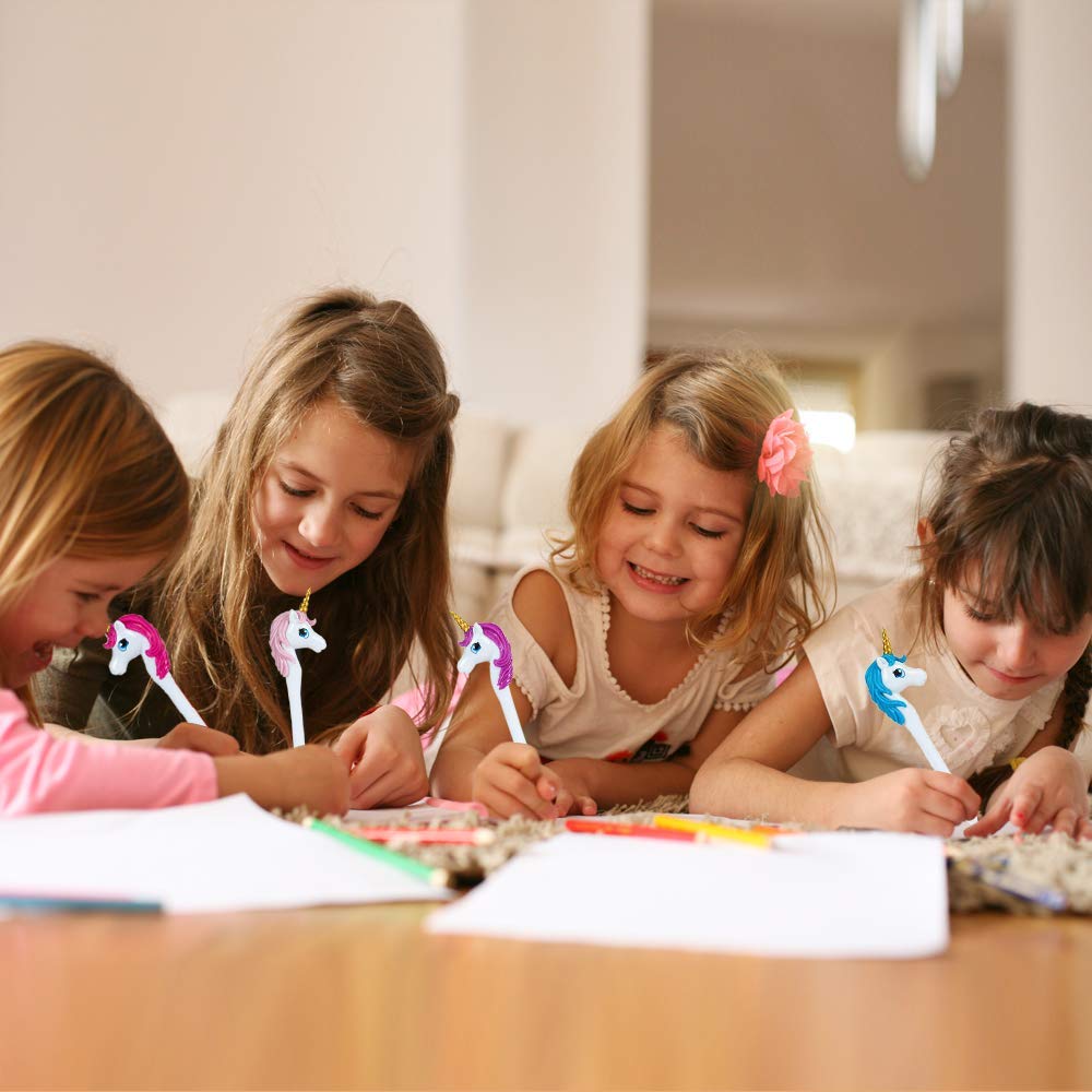 ArtCreativity 12-Pack Unicorn Pens for Kids - Fun School & Party Supplies