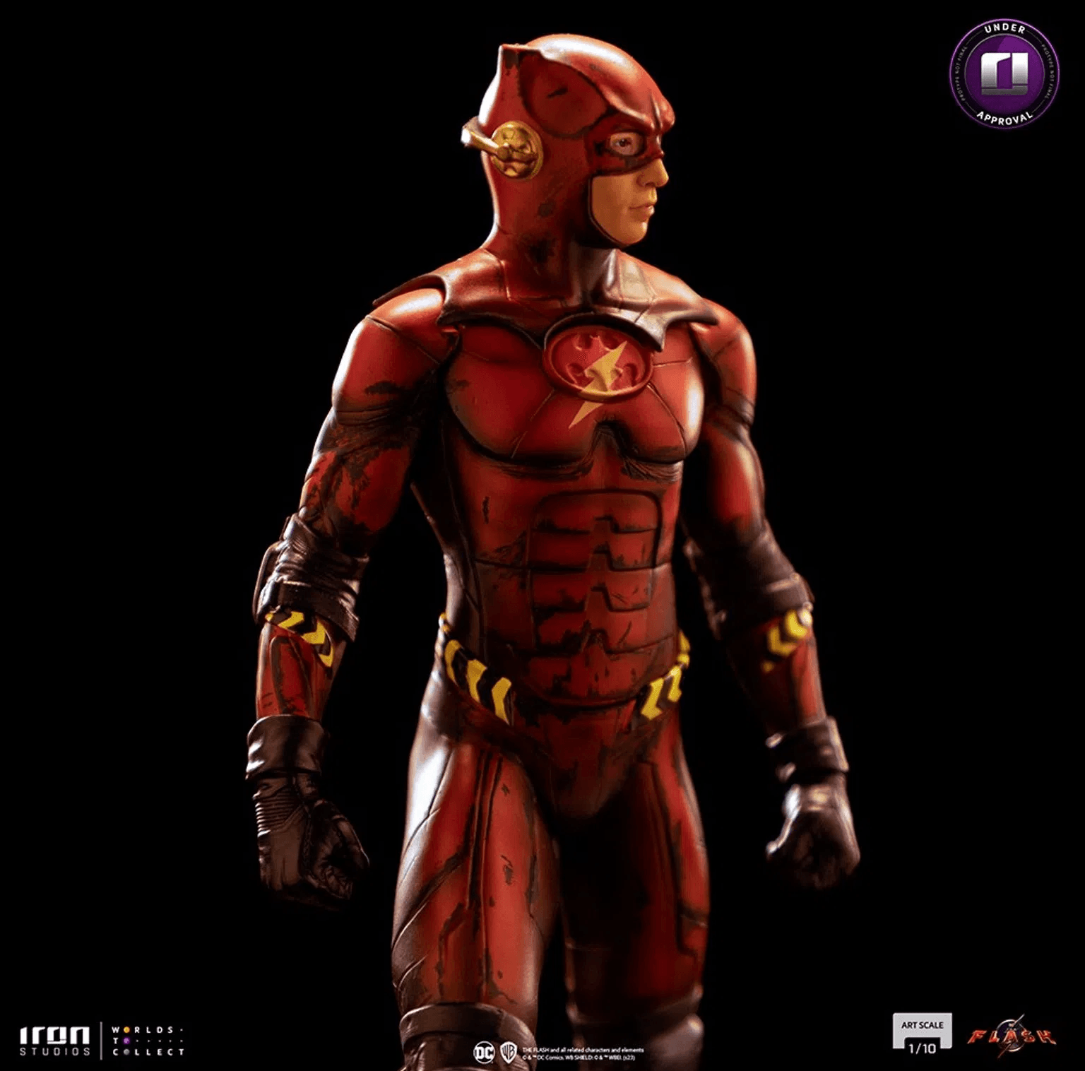 Iron Studios The Flash Movie Flash Alternate Version Art Scale 1/10 Statue - DC Comics Collectible Figure for Display & Home Decor