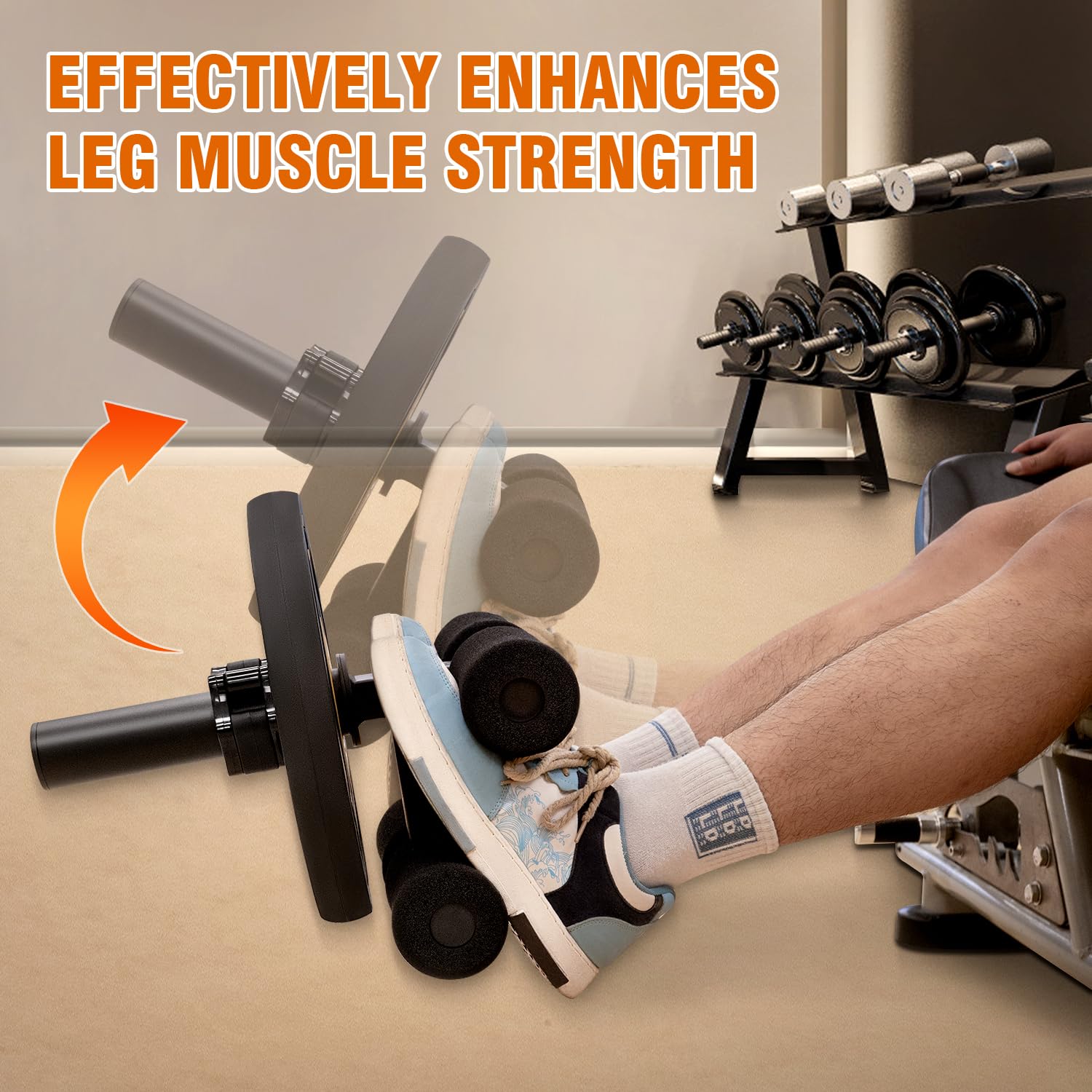 AmazeFan Tib Bar - Premium Tibialis Trainer for Leg Workout & Strength Training | Knees Over Toes Tibia Dorsi Calf Machine for Calves, Shins & Ankles | Fits 2