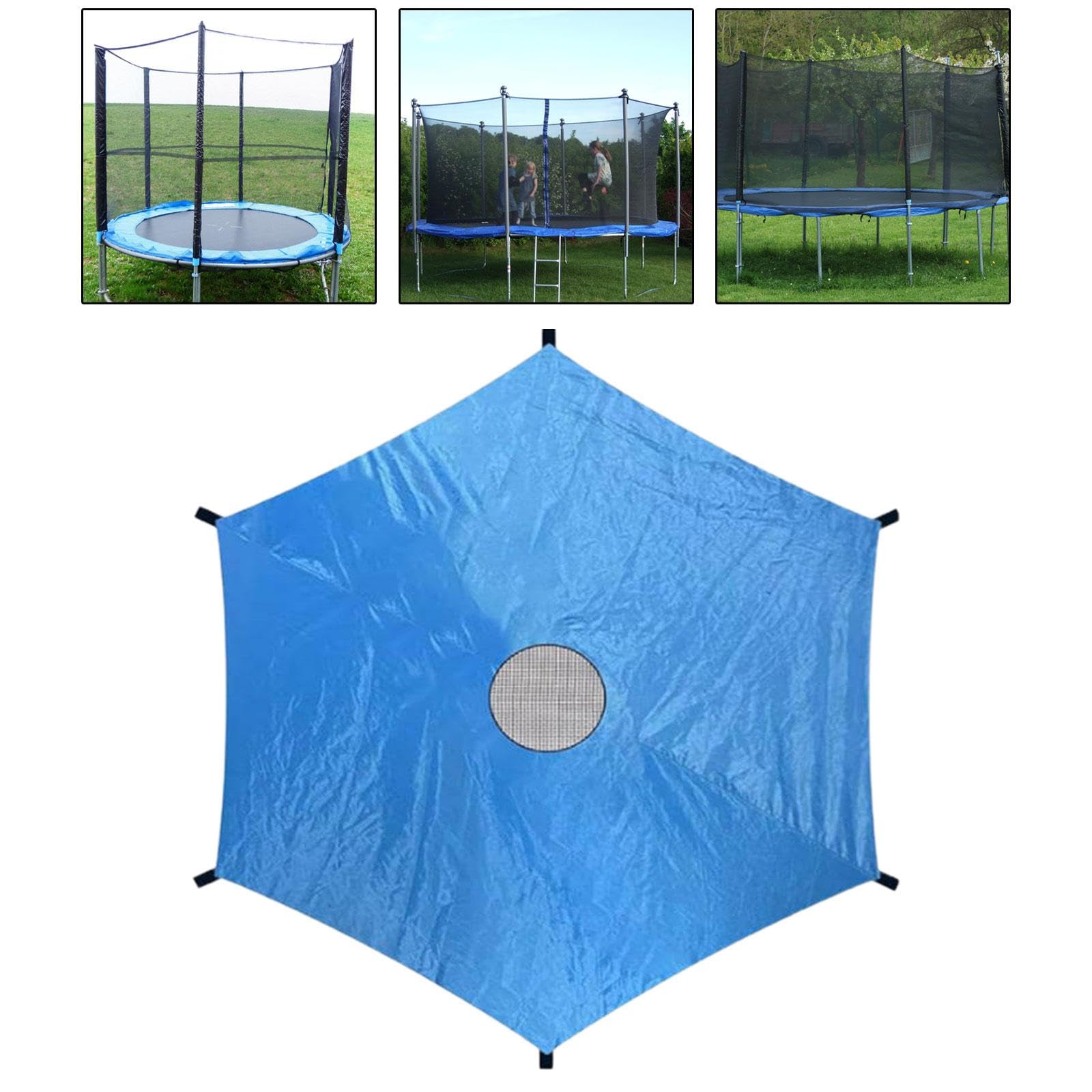 Kowaku Trampoline Shade Cover - UV Protection & Waterproof Sun Canopy for 6-Pole Trampolines | Perfect for Backyard Playgrounds & Summer Outdoor Activities