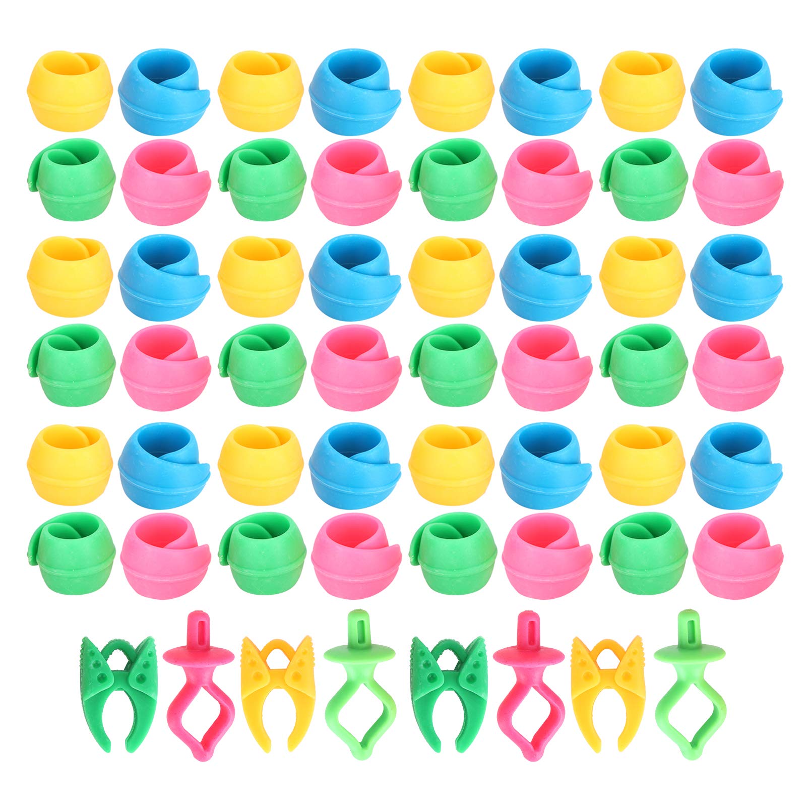 WNSC Bobbin Thread Buddies - Silicone Spool Clamps & Bobbin Holder Clips for Sewing Machine - Organize Bobbins & Thread Spools - Perfect for Sewing, Quilting & Craft Storage