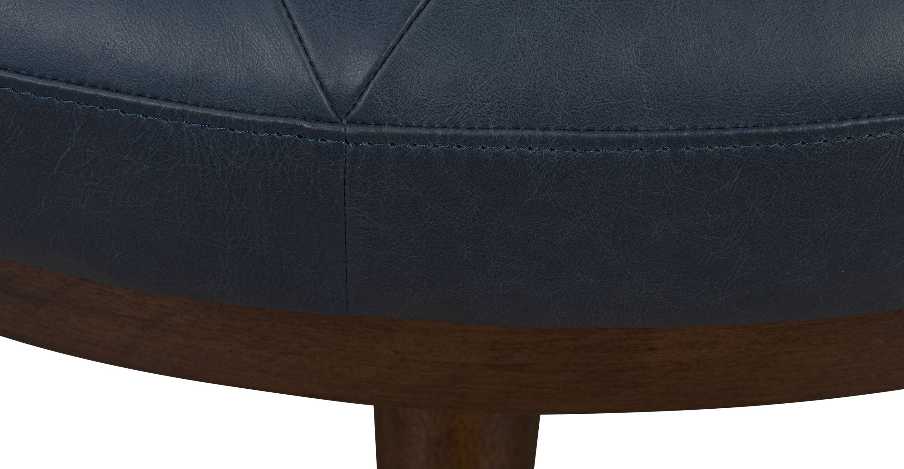 Premium Gio Leather Ottoman - Soft & Durable Footrest, Storage Bench, Living Room Decor - Perfect for Home, Office & Lounge Relaxation