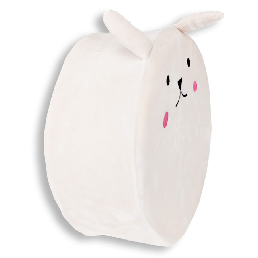 Memory Foam Bunny Face Pillow - Soft Plush Hopscotch The Bunny Stuffed Animal for Kids & Adults | Perfect for Nursery Decor, Bedroom Cuddling, and Stress Relief Gifts