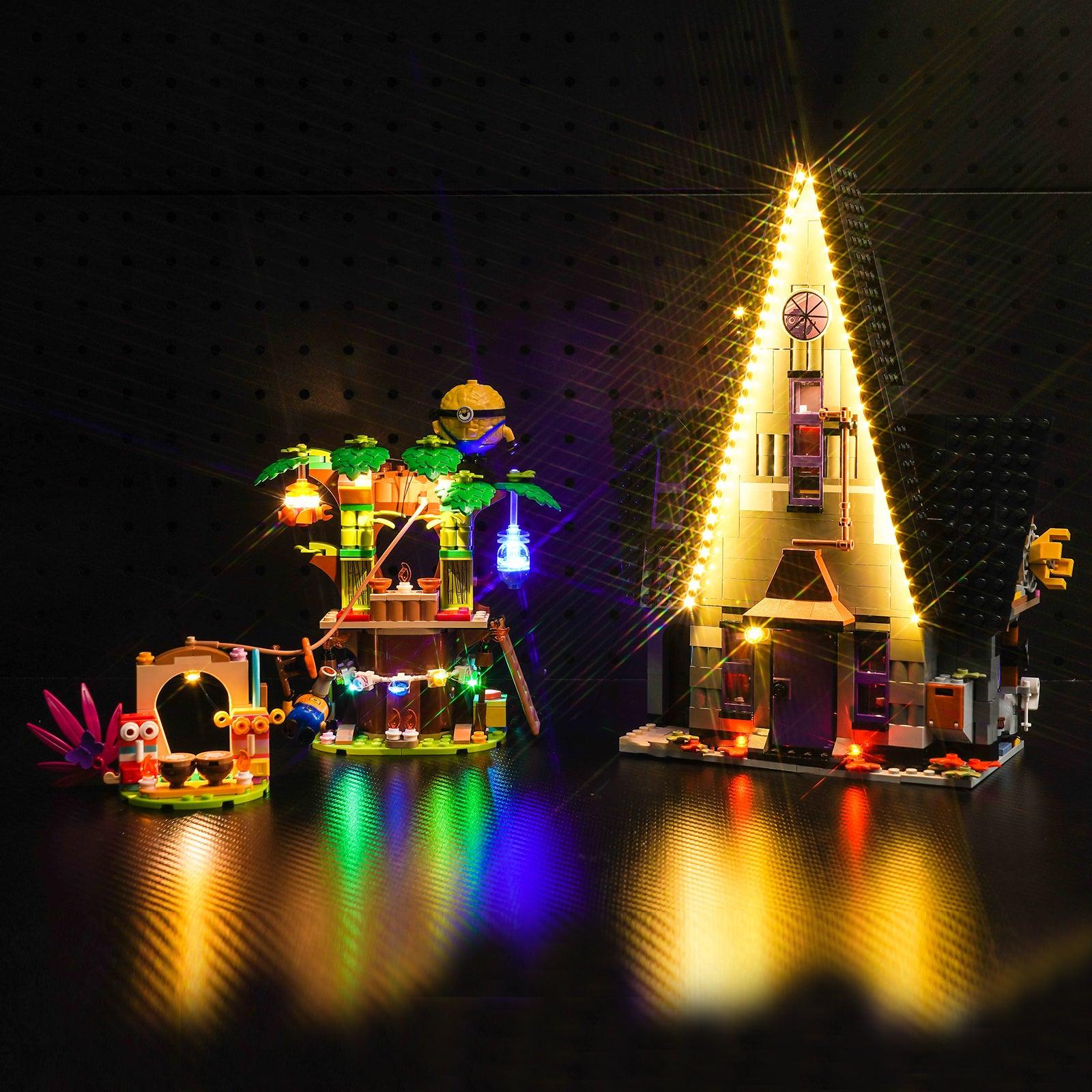**Lego Despicable Me Gru's Family Villa 75583 Light Kit - LED Lighting Set for Minions Building Toy - Perfect for Display & Night Play**