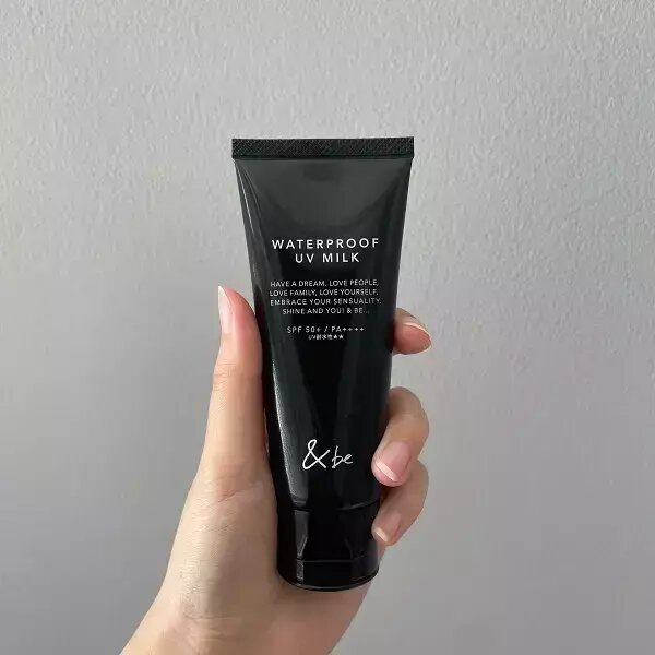&be Waterproof UV Milk SPF 50+ Gentle Non-Chemical Sunscreen 60g - Lightweight Daily Face & Body Protection for Outdoor Activities, Beach & Swimming
