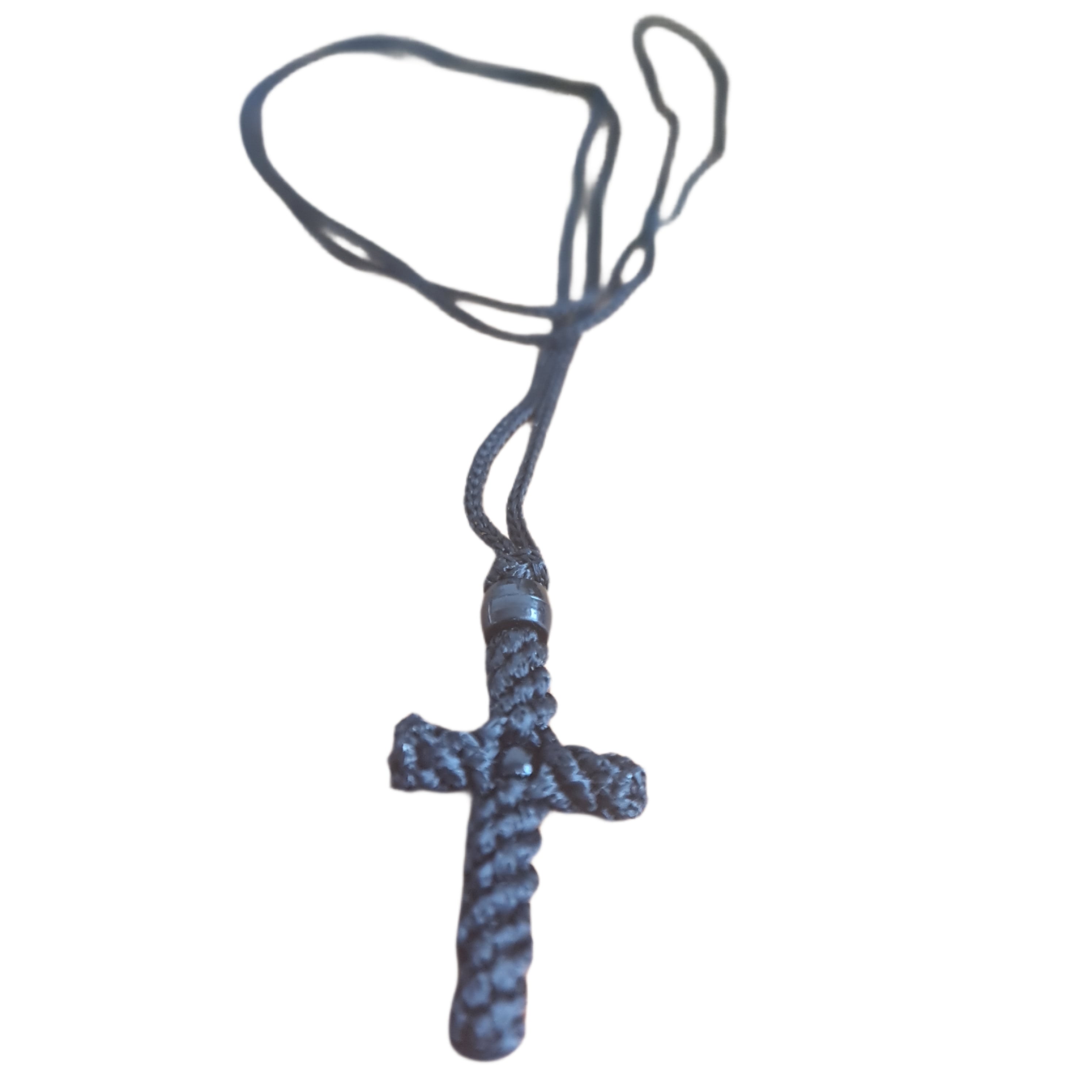 Greek Cross Komboskini Prayer Necklace - Handmade Orthodox Christian Rosary for Men & Women - Perfect for Daily Prayer, Meditation, and Spiritual Protection