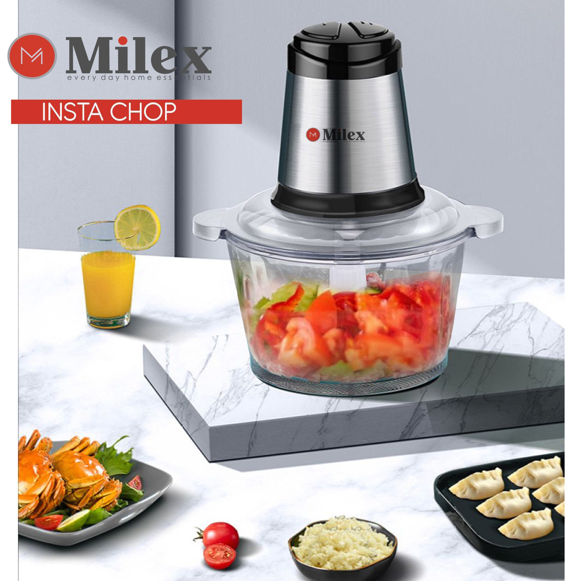 INSTA CHOP Glass Bowl Installation Guide Video - Step-by-Step Tutorial for Easy Setup | Perfect for Kitchen Food Prep & Smoothie Making