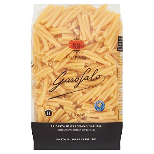 Garofalo Casarecce Pasta - 500g | Premium Italian Pasta for Authentic Pasta Dishes | Perfect for Carbonara, Pesto & Mediterranean Recipes