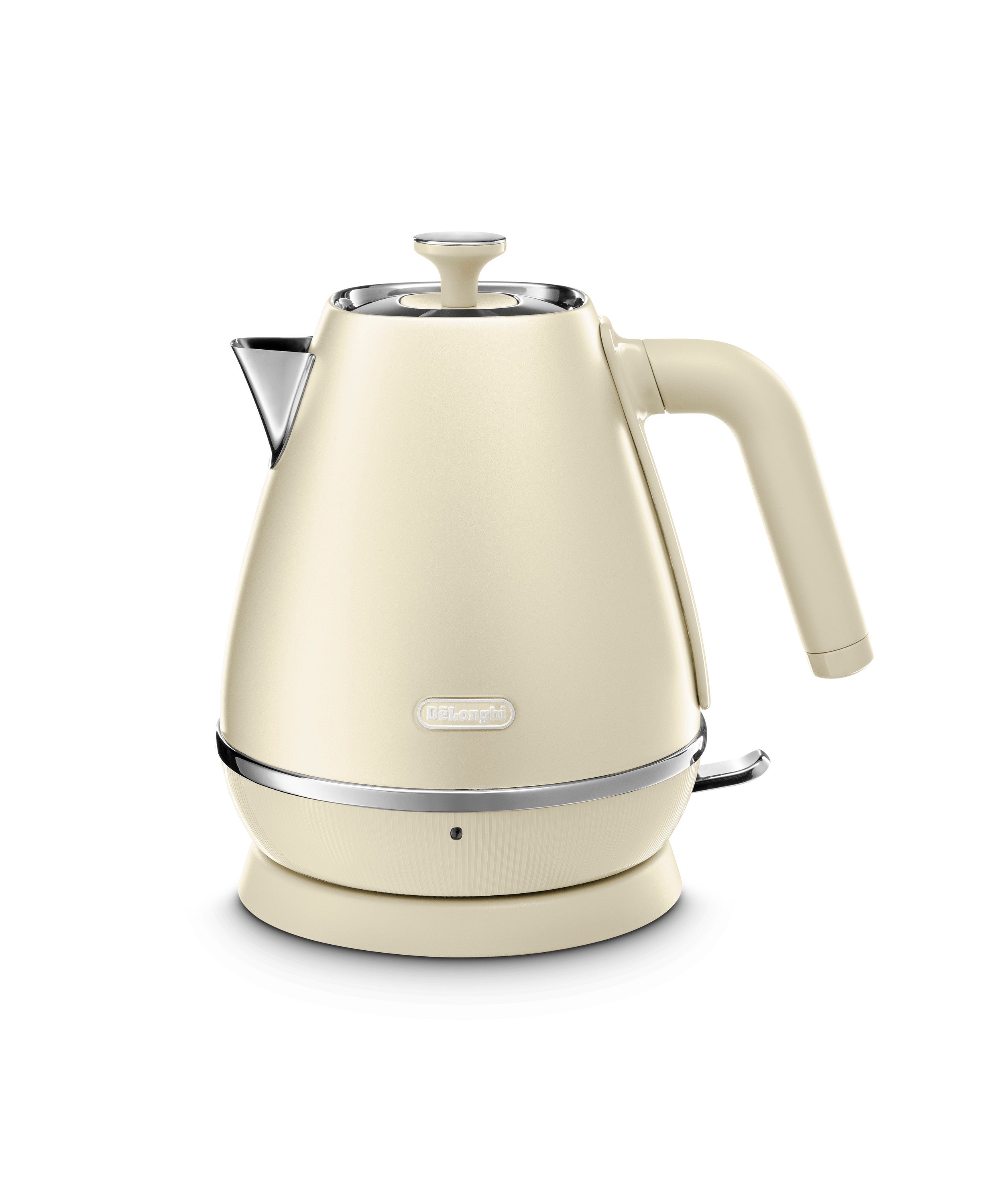 De'Longhi KBIN2000 Distinta Perla Electric Kettle - 1.7L Fast Boiling, Stainless Steel, Auto Shut-Off & Boil-Dry Protection - Perfect for Home, Office & Tea Lovers