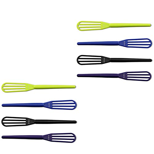 MRGHusus 10-Pack Professional Salon Hair Dye Mixing Bowls & Whisk - Plastic Hair Color Blender Stirrer for Barber & Stylist Tools - Perfect for Salon Hair Coloring & At-Home Hair Treatments