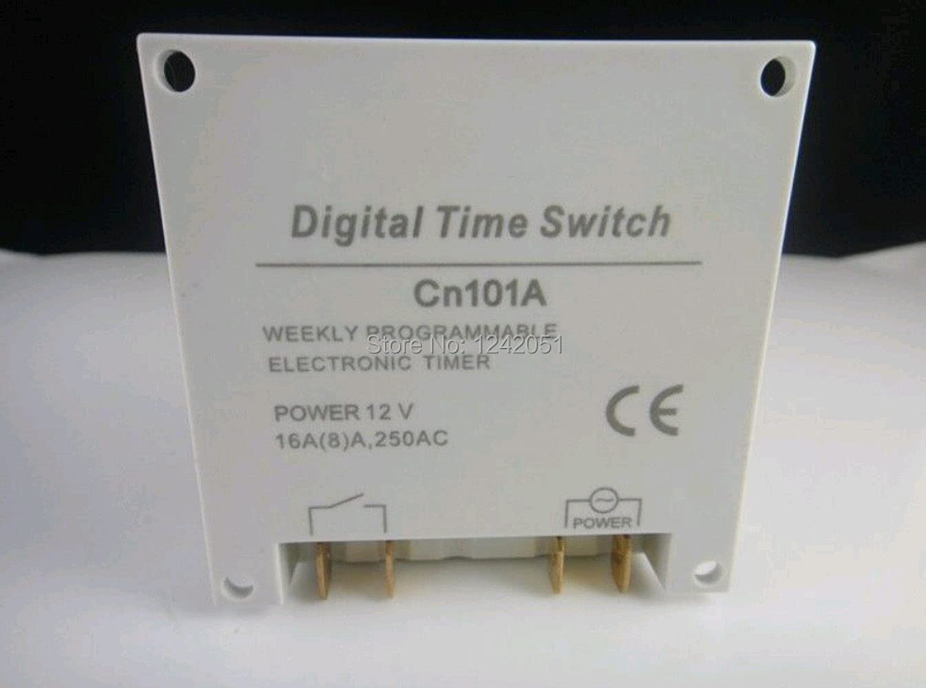 12V Digital LCD Programmable Timer Switch Relay - 16A DC Power Control with Free Shipping | Perfect for Home Automation, Aquariums & Electrical Projects
