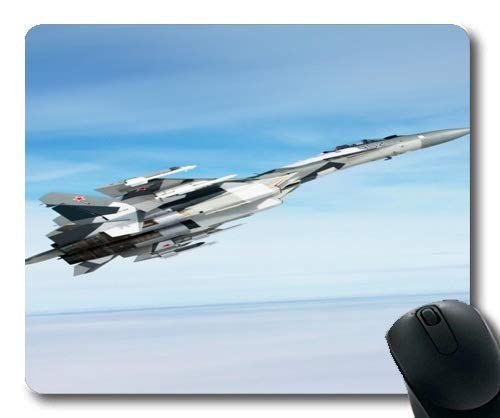 Premium Non-Slip Mouse Pad with Stitched Edges - Fighter Jet Design for Gamers & Aviation Enthusiasts | Perfect for Gaming, Office & Home Workspace