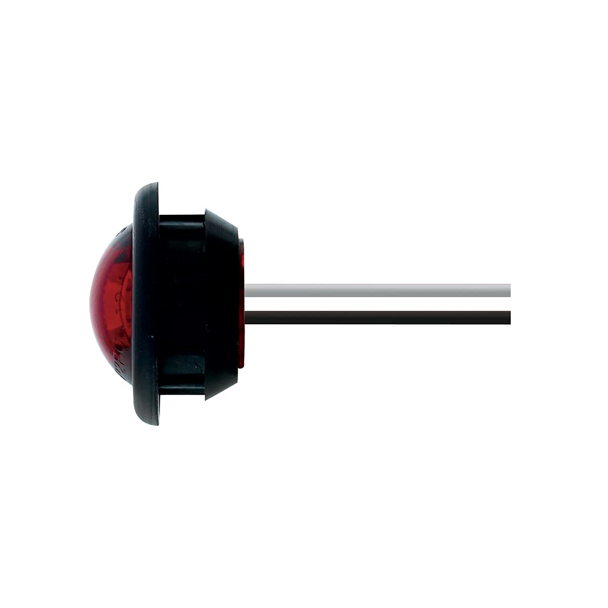 United Pacific 1 SMD LED Mini Clearance Marker Light with Rubber Grommet - Red LED & Red Lens, 3/4 Inch, 36844 - Perfect for Trucks, Trailers, and Off-Road Vehicles