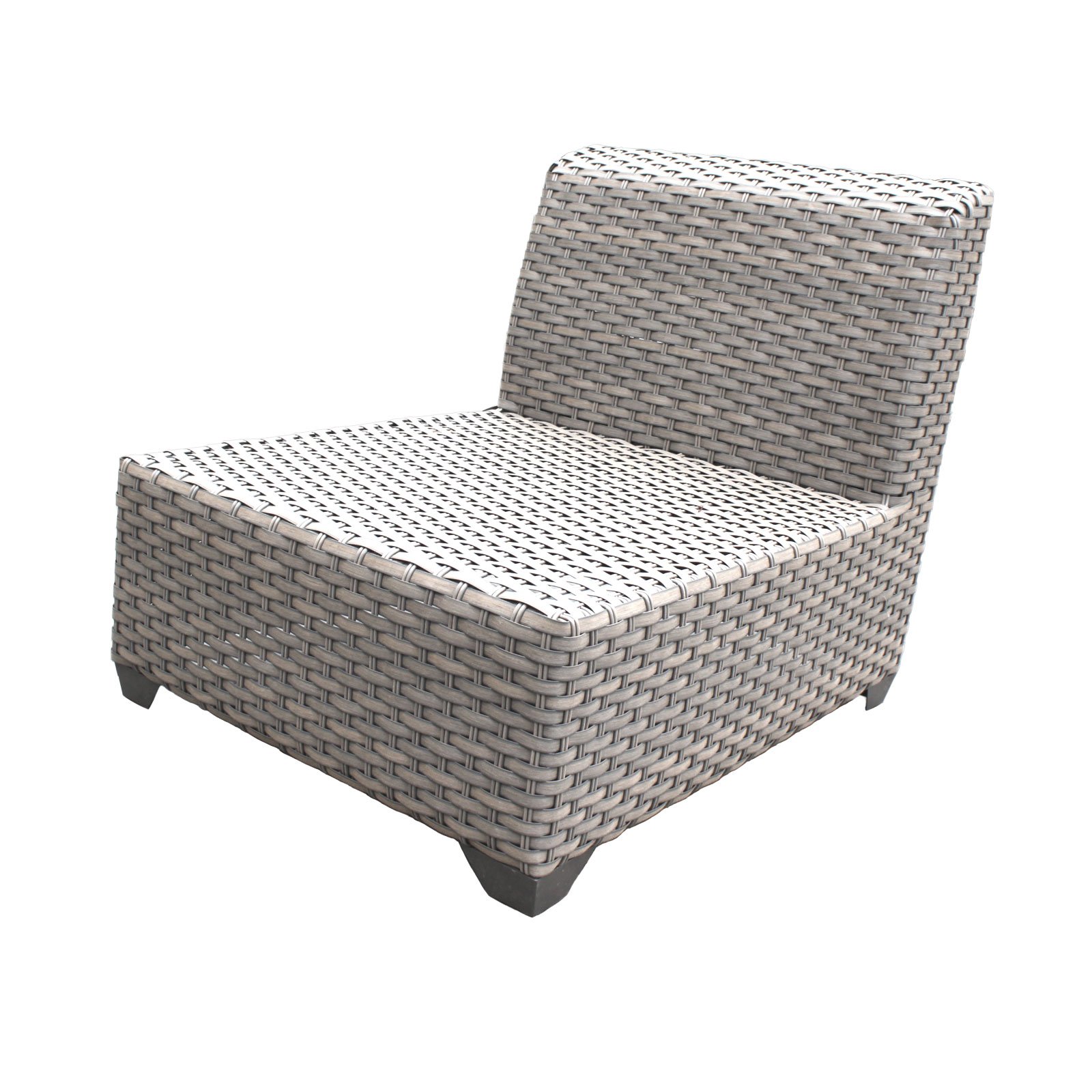 TK Classics Florence 3-Piece Outdoor Wicker Patio Furniture Set - All-Weather Rattan Sofa with Coffee Table - Perfect for Garden, Poolside & Backyard Relaxation