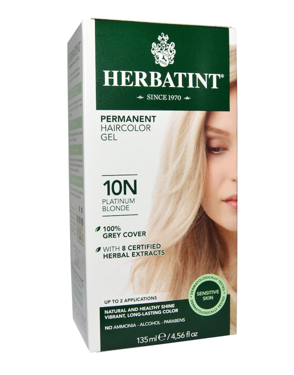 10N Platinum Blonde Hair Color Gel - Long Lasting Vibrant Hair Dye for Women & Men - Perfect for Salon Quality Results at Home, Parties & Special Events