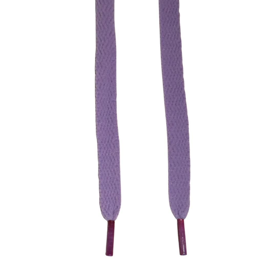 Solemate Standard Flat Shoelaces - 110cm (43 inches) - Lilac Color for Sneakers & Casual Shoes - Perfect for Running, Walking & Everyday Wear