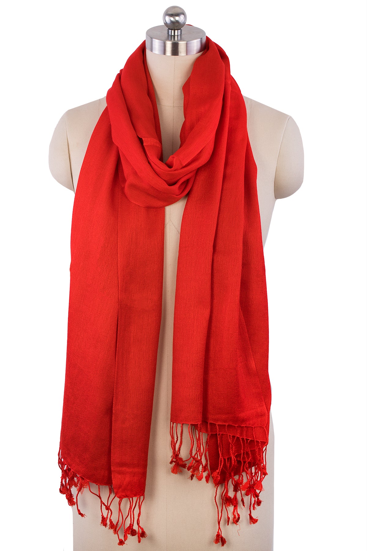 Luxury Cashmere Fringe Wrap Scarf - Soft Warm Winter Shawl for Women - Perfect for Office, Travel & Evening Outfits