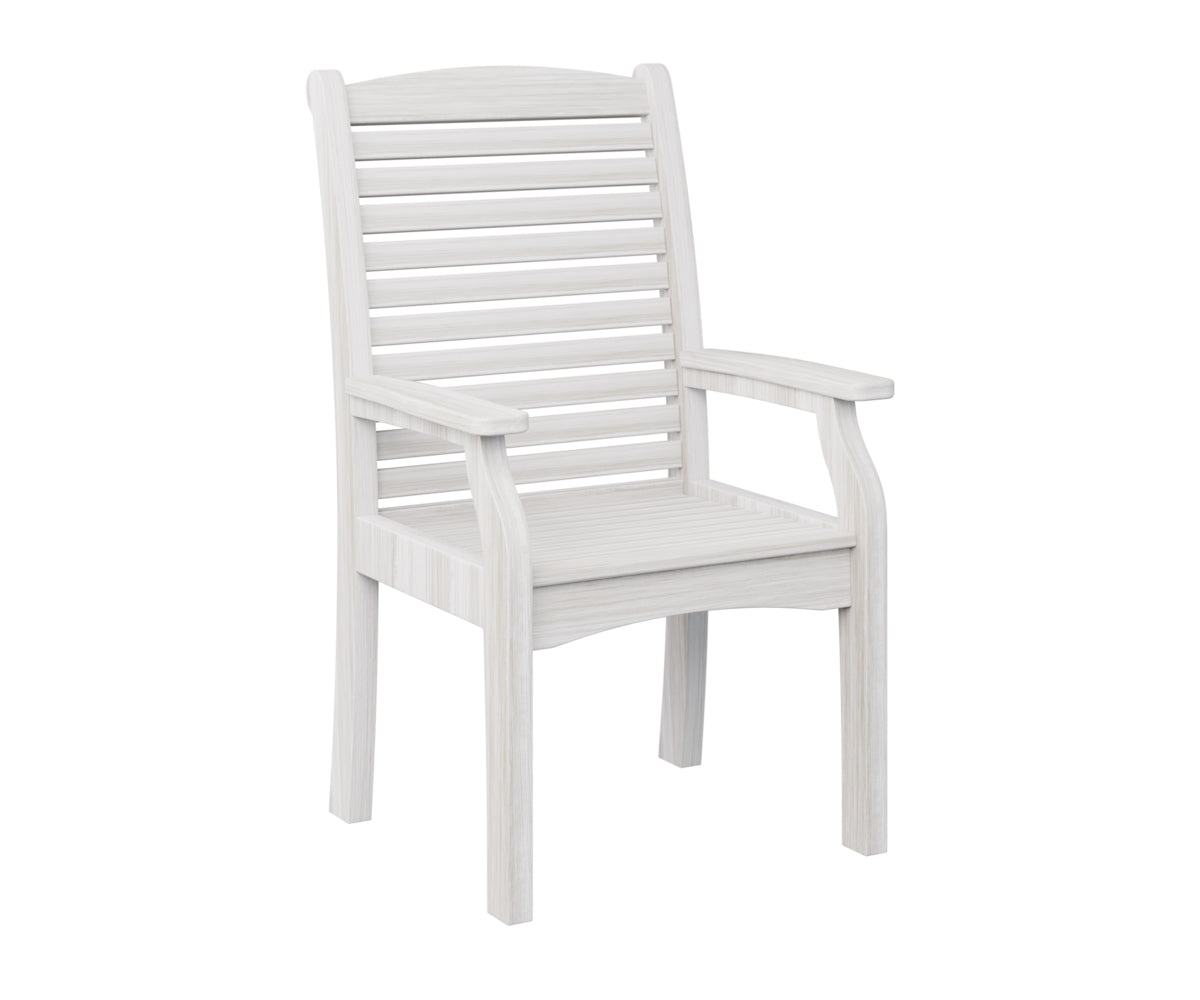 Berlin Gardens Classic Terrace Dining Chair - Weather-Resistant Outdoor Patio Furniture for Garden, Deck, and Poolside Use
