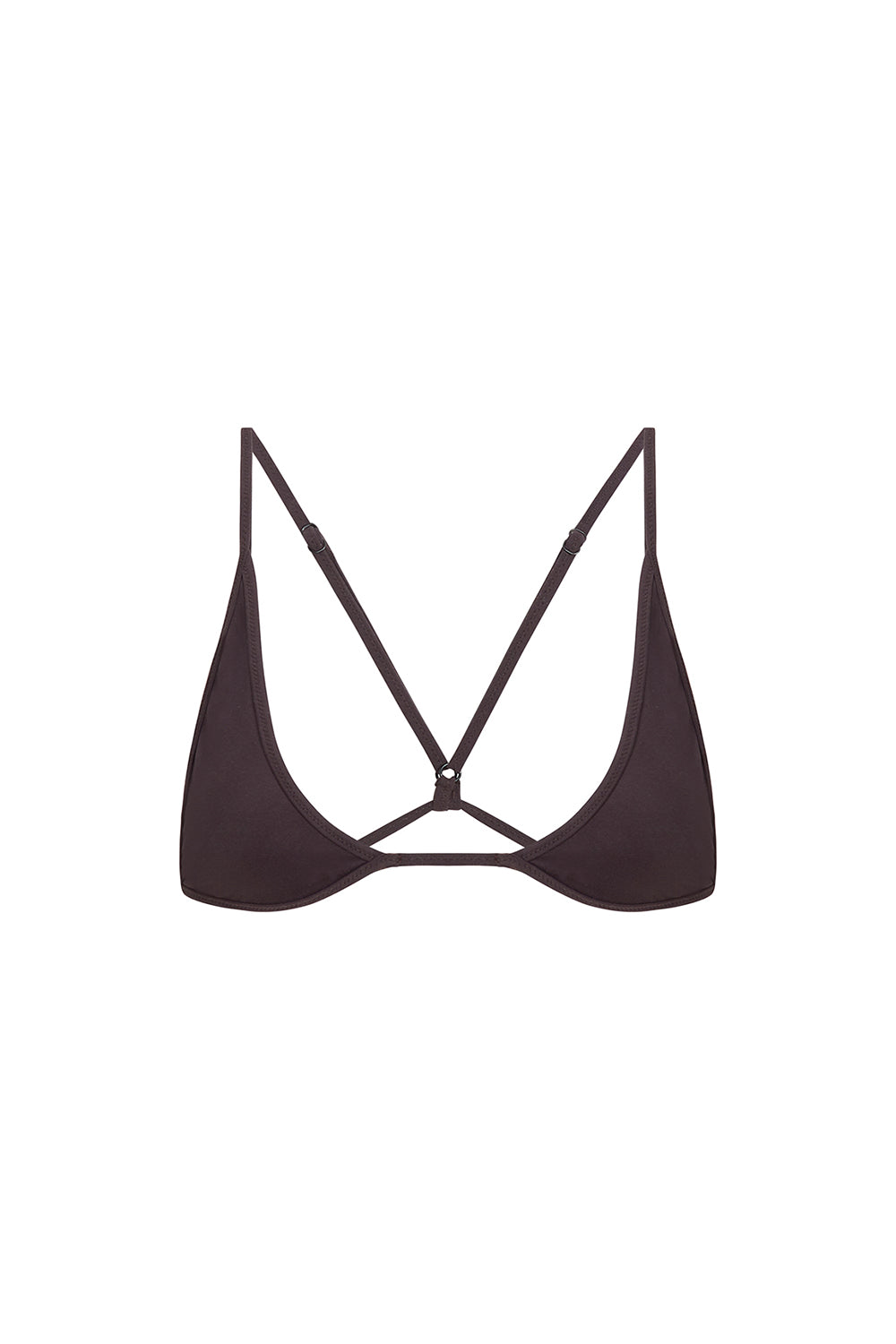 Espresso Universo Bralette - Comfortable Wireless Lace Bralette for Women | Perfect for Yoga, Lounge & Everyday Wear