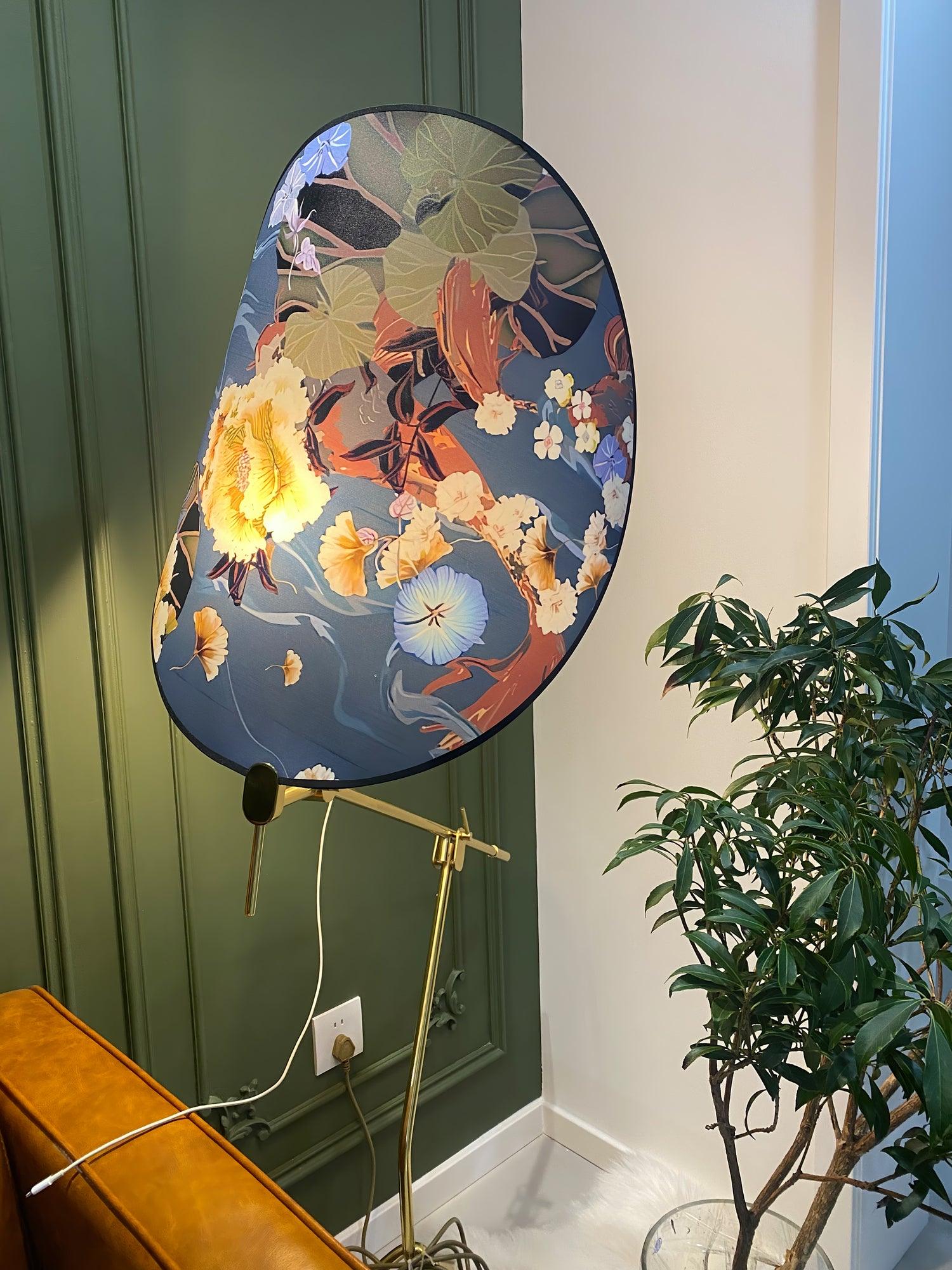 Floral Nocturne Floor Lamp - Elegant Home Decor Lighting for Living Room, Bedroom & Office - Perfect for Reading, Relaxing & Creating Ambient Atmosphere
