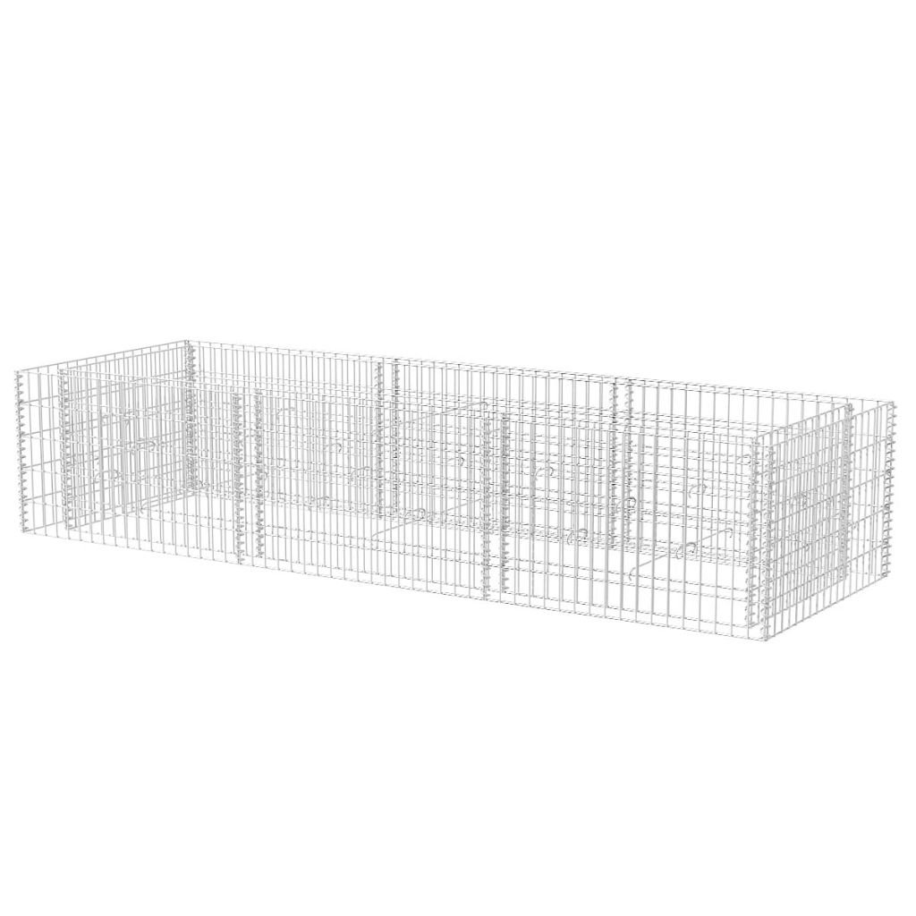 Galvanized Steel Gabion Raised Garden Bed Planter - 106.3