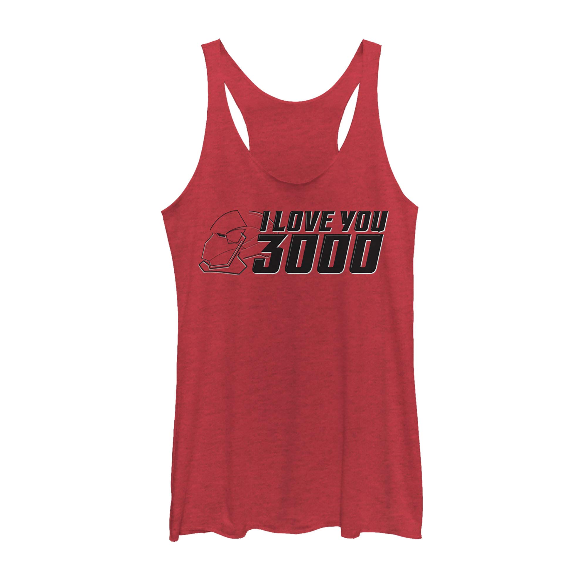 Marvel Love Helmet Women's Racerback Tank Top - Superhero Graphic Tee for Women - Perfect for Cosplay, Comic Con & Casual Wear