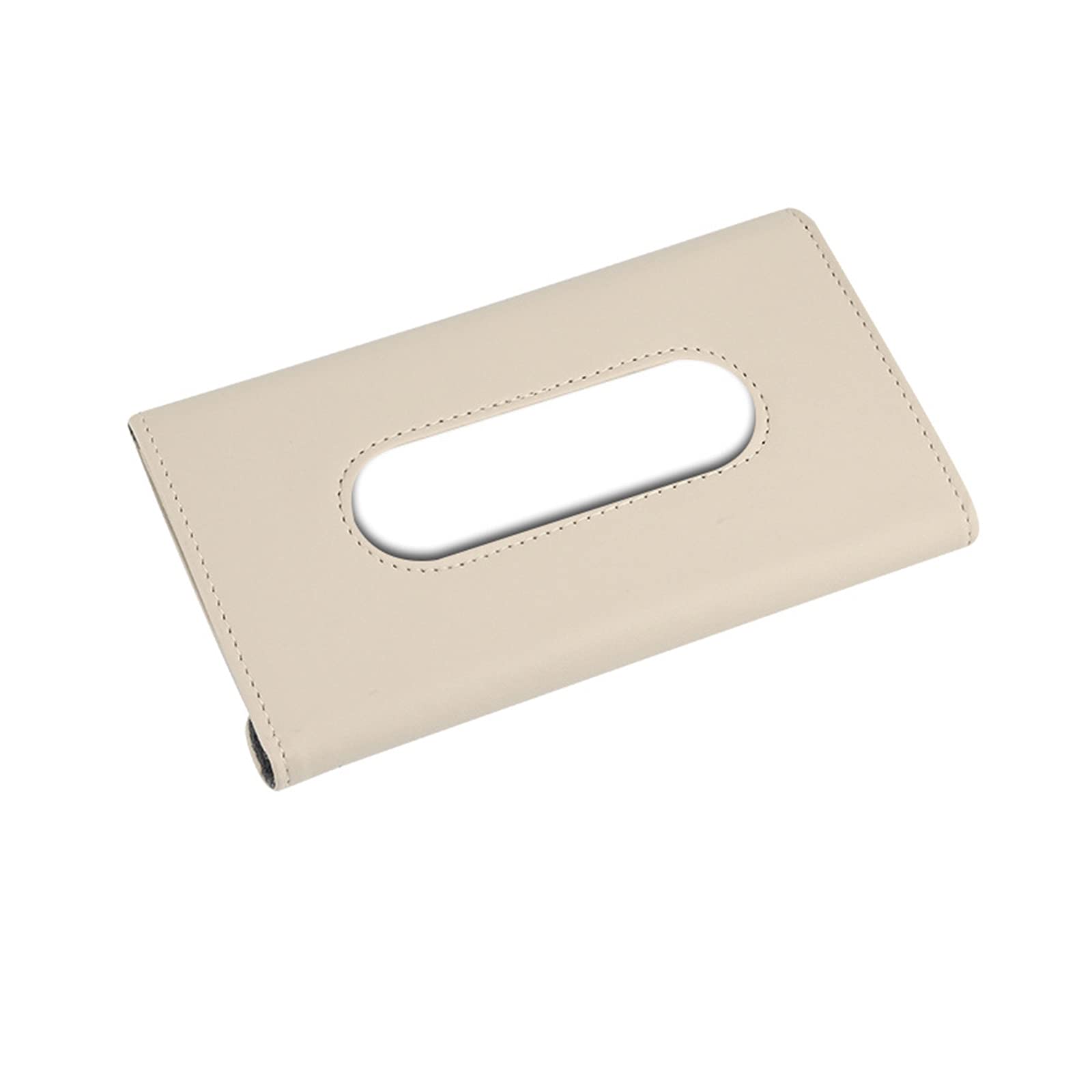 Premium PU Leather Car Tissue Holder - Hanging Sun Visor Tissue Box for Car, SUV & Vehicle | Compact & Durable Auto Accessory | Perfect for Road Trips, Commuting & Family Travel