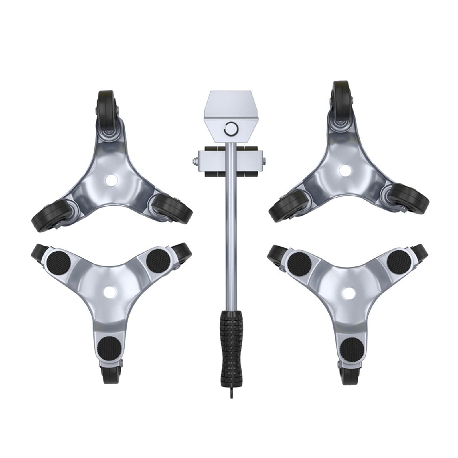 Heavy Duty Furniture Lifter Set of 5 - Professional Moving Tool with Wheels for Sofa, Refrigerator & Appliance Sliding - Perfect for Home Relocation & Furniture Rearranging