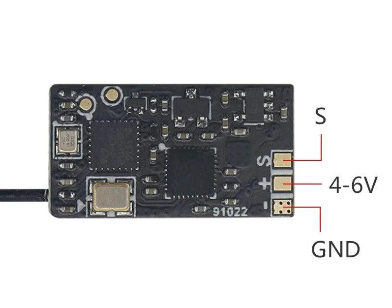 X BOSS FM900 Receiver with RSSI Output - FASST Protocol Compatible for SBUS, FUTABA, 2.4G Systems - Ideal for RC Drones, Airplanes, and Remote Control Vehicles