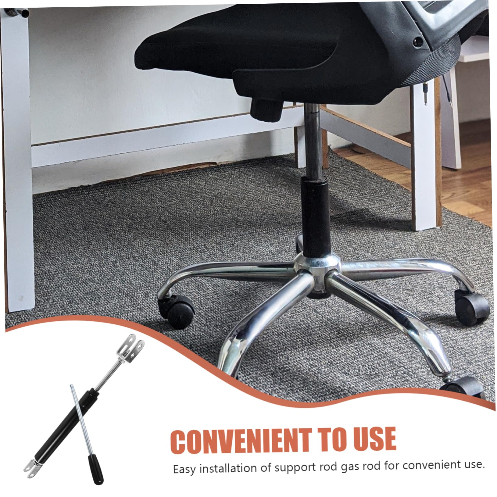 Luxshiny Heavy-Duty Barber Chair Air Pump Fittings - Replacement Hydraulic Rod & Repair Accessories for Salon Chairs | Professional Hairdressing Equipment for Barber Shops & Salons