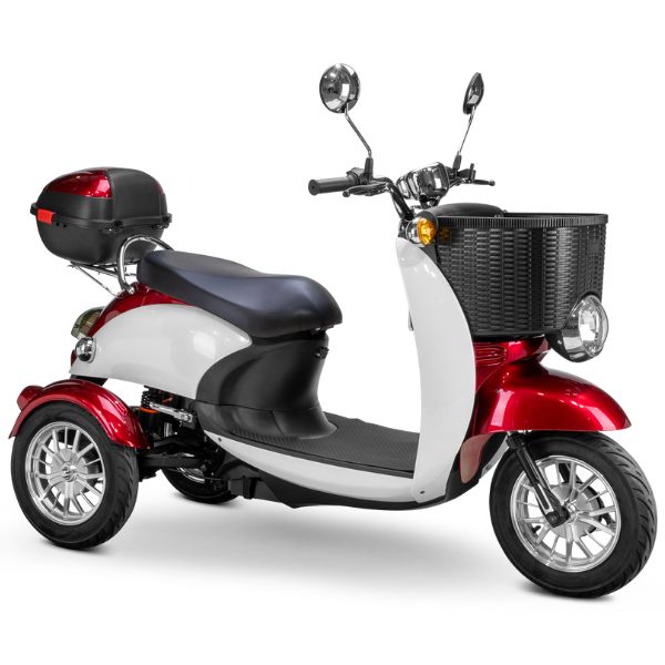 Premium Supreme 3-Wheel Mobility Scooter for Adults - Lightweight Electric Scooter with Long Battery Life - Ideal for Shopping, Travel & Outdoor Activities