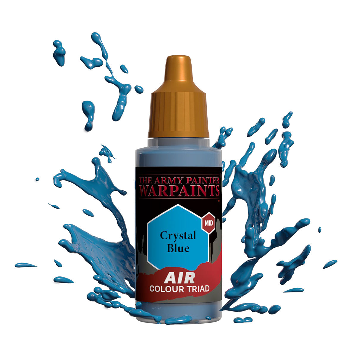 Warpaints Air: Crystal Blue - Premium Water-Based Face Paint for Halloween, Cosplay & Body Art - Safe, Vibrant & Long-Lasting Makeup for Kids & Adults