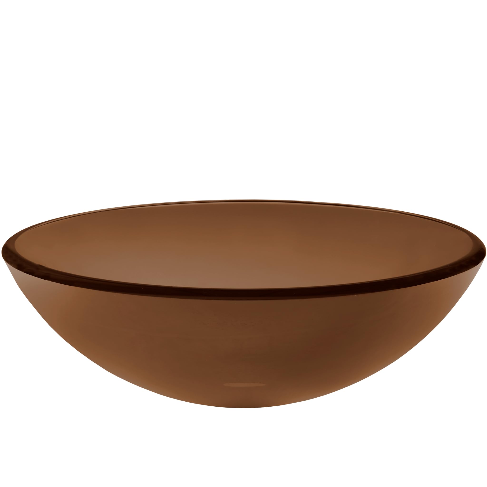 Novatto TY Glass Vessel Bathroom Sink Set in Oil Rubbed Bronze - Modern Above Counter Basin for Bathroom Vanity, Powder Room & Guest Bath Decor