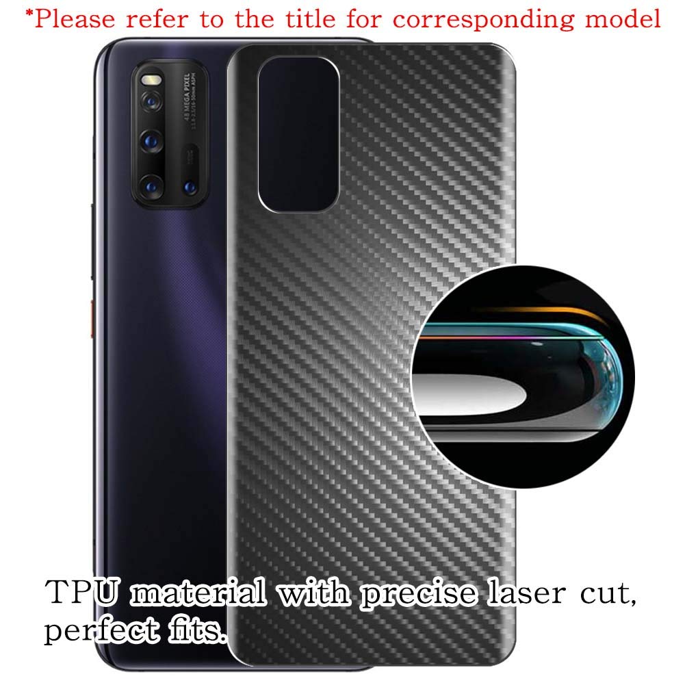 2 Pack Coolpad illumina Back Screen Protector Film - Scratch Resistant Matte Black Protective Cover (Not Tempered Glass) | Perfect for Everyday Protection & Anti-Slip Grip