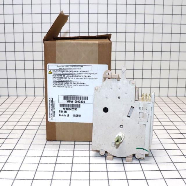 WPW10042330 Washing Machine Timer Replacement Part - Compatible with Major Brands | Perfect for DIY Home Appliance Repair & Laundry Room Maintenance