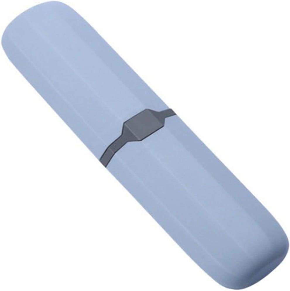 Portable Travel Toothbrush Holder - Hard Plastic Toothbrush Case with Toothpaste Storage | Compact & Waterproof Toothbrush Container for Travel, Camping & Gym | Perfect Travel Accessory for Oral Care On-The-Go