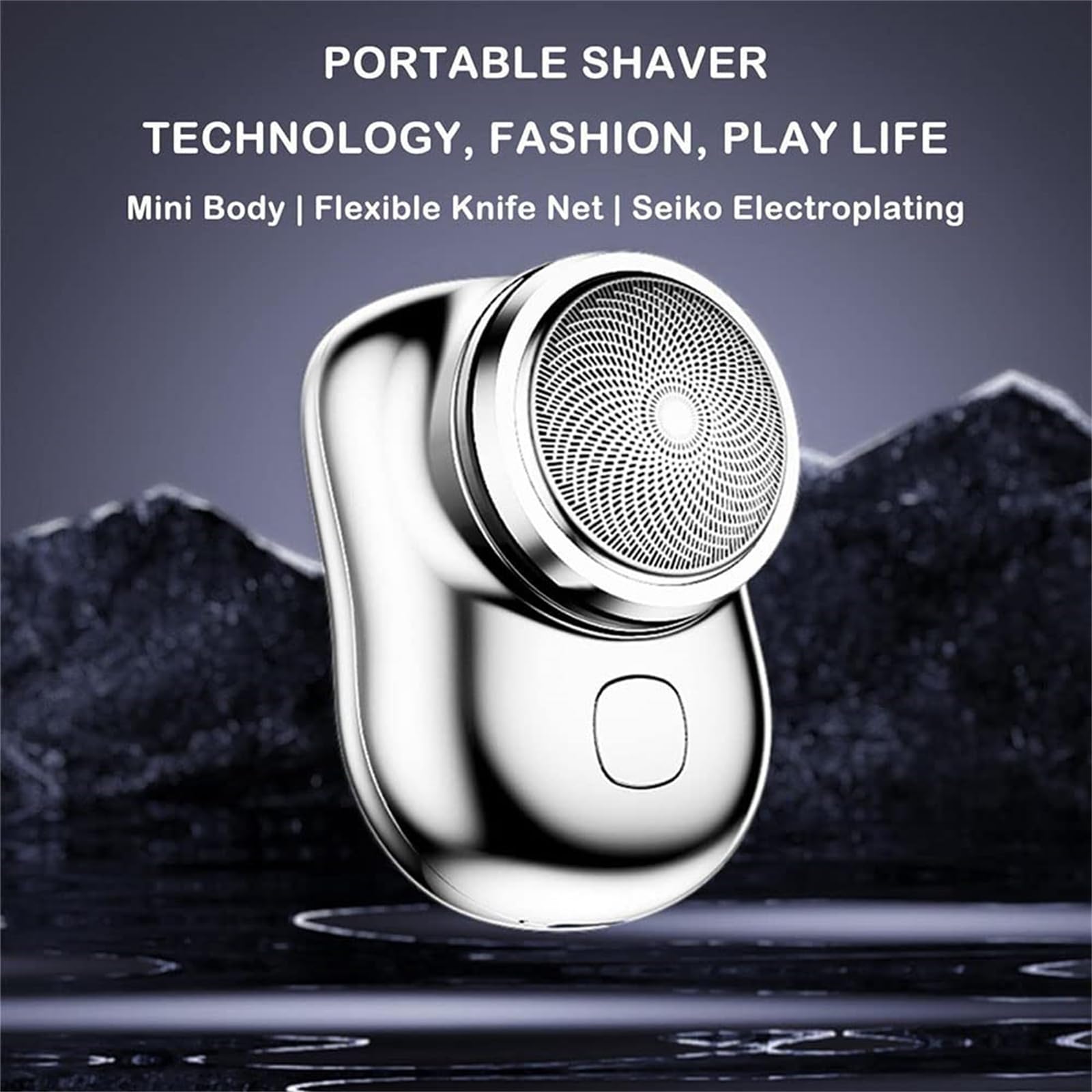 Mini Electric Shaver for Men & Women - Portable Pocket Size Travel Shaver with USB Rechargeable Battery - Perfect for Home, Office, Gym & On-the-Go Grooming