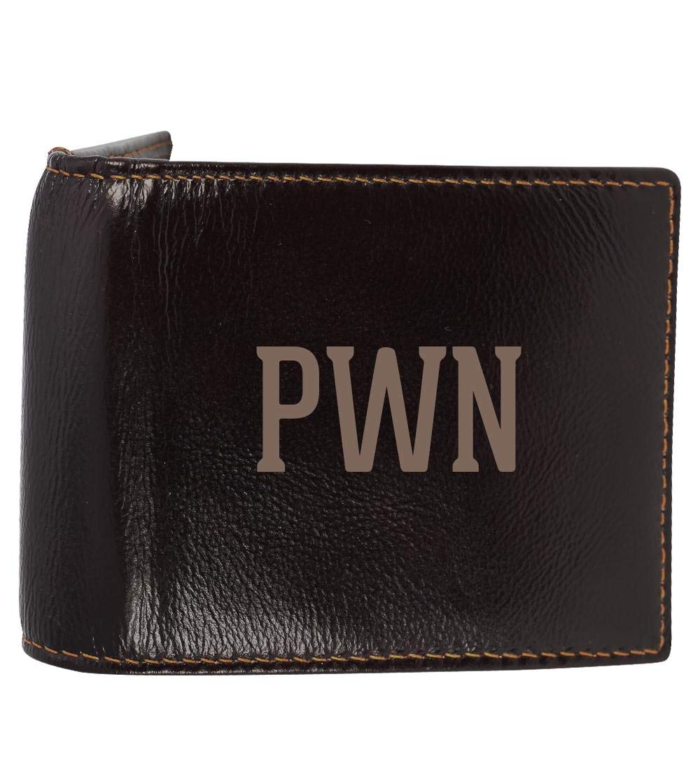 Genuine Engraved Soft Cowhide Bifold Leather Wallet for Men - RFID Blocking Slim Minimalist Design - Perfect for Everyday Carry, Travel & Gifts