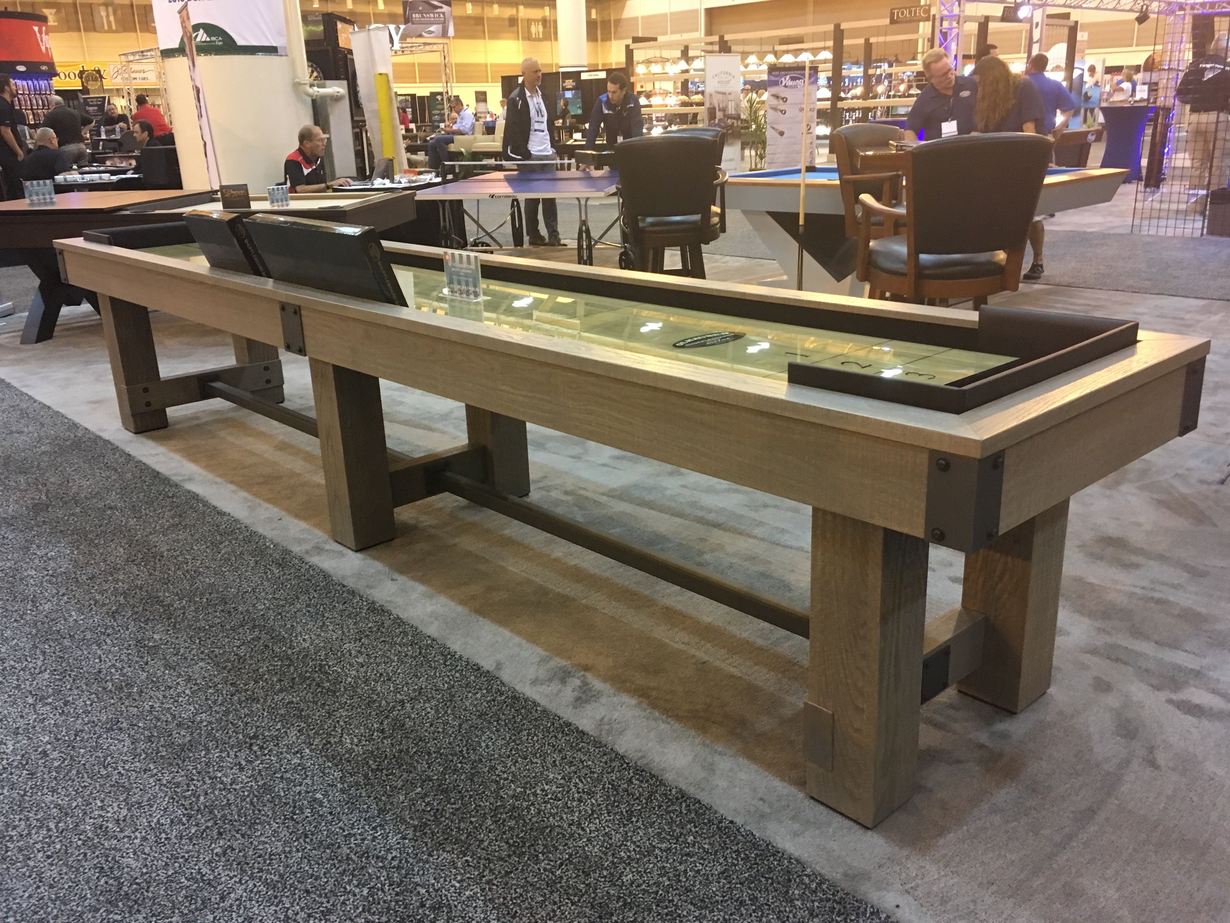 Olhausen Youngstown Shuffleboard Table - Premium 12ft Indoor/Outdoor Shuffleboard for Game Rooms, Bars & Backyard Entertainment