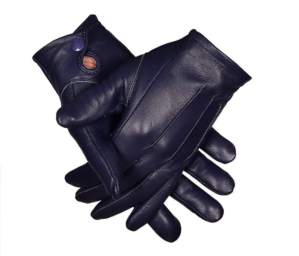 Premium Men's Genuine Leather Dress Gloves - Classic Formal Gloves for Business, Weddings & Winter Fashion - Soft & Comfortable for Driving & Outdoor Activities