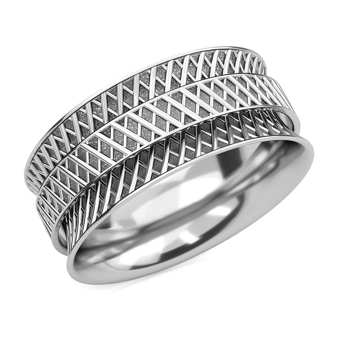 925 Sterling Silver Mom Spinner Ring for Women - Elegant Adjustable Spinner Jewelry, Perfect Birthday Gift for Mom, Wife, Daughter | Ideal for Mother's Day, Anniversary & Everyday Wear
