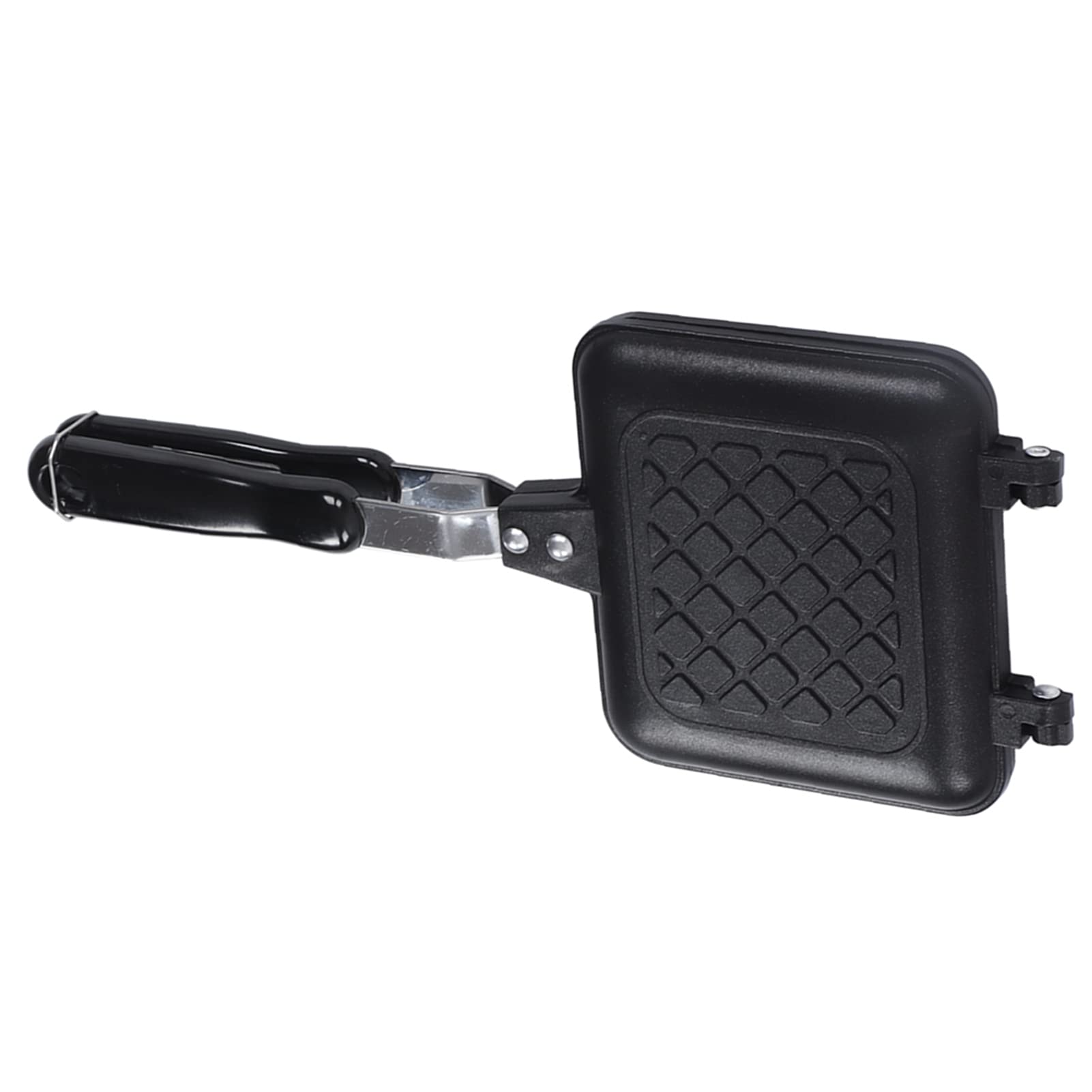 Non-Stick Double Sided Frying Pan - Sandwich & Panini Maker for Breakfast, Toast, Waffles - Perfect for Home Cooking, Camping & Quick Meals