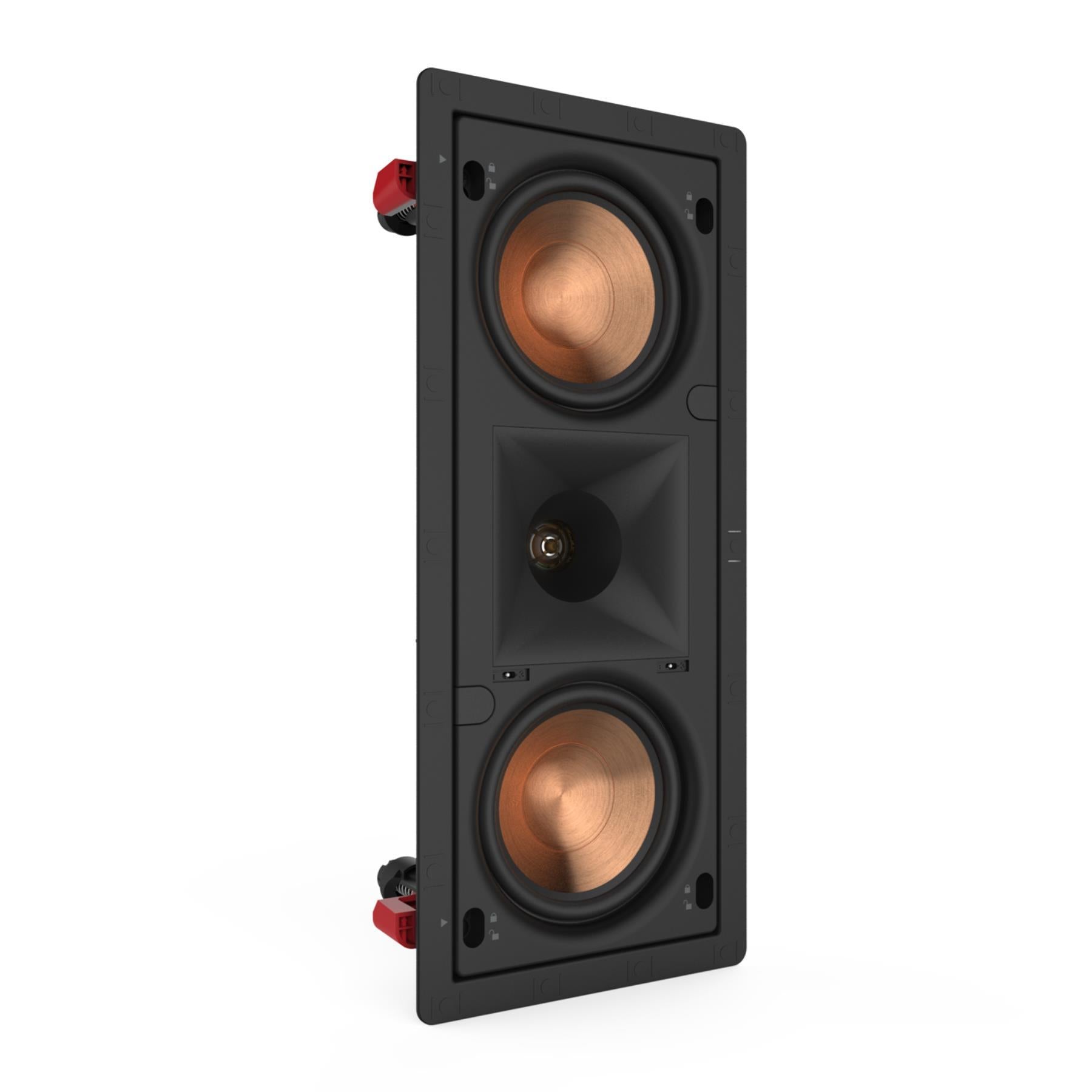 Klipsch PRO 250RPW LCR Reference Premiere In-Wall Speaker - High Performance Home Theater Audio System for Living Room, Home Cinema & Surround Sound Setup