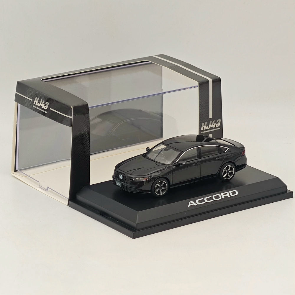 1/43 Honda Accord Crystal Black Pearl Diecast Model Car - Hobby Japan HJ431008BK - Perfect for Collectors, Display, and Gift Giving