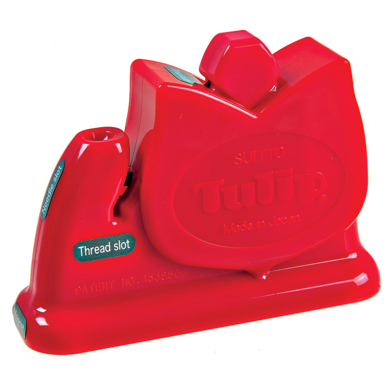 Suitto Tulip Needle Threader - Easy to Use Sewing Tool for Quick Threading (Red) | Perfect for Hand Sewing, Embroidery, and Quilting Projects